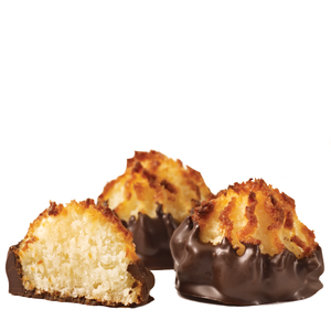 Chocolate Dipped Coconut Macaroons - 6 Pack